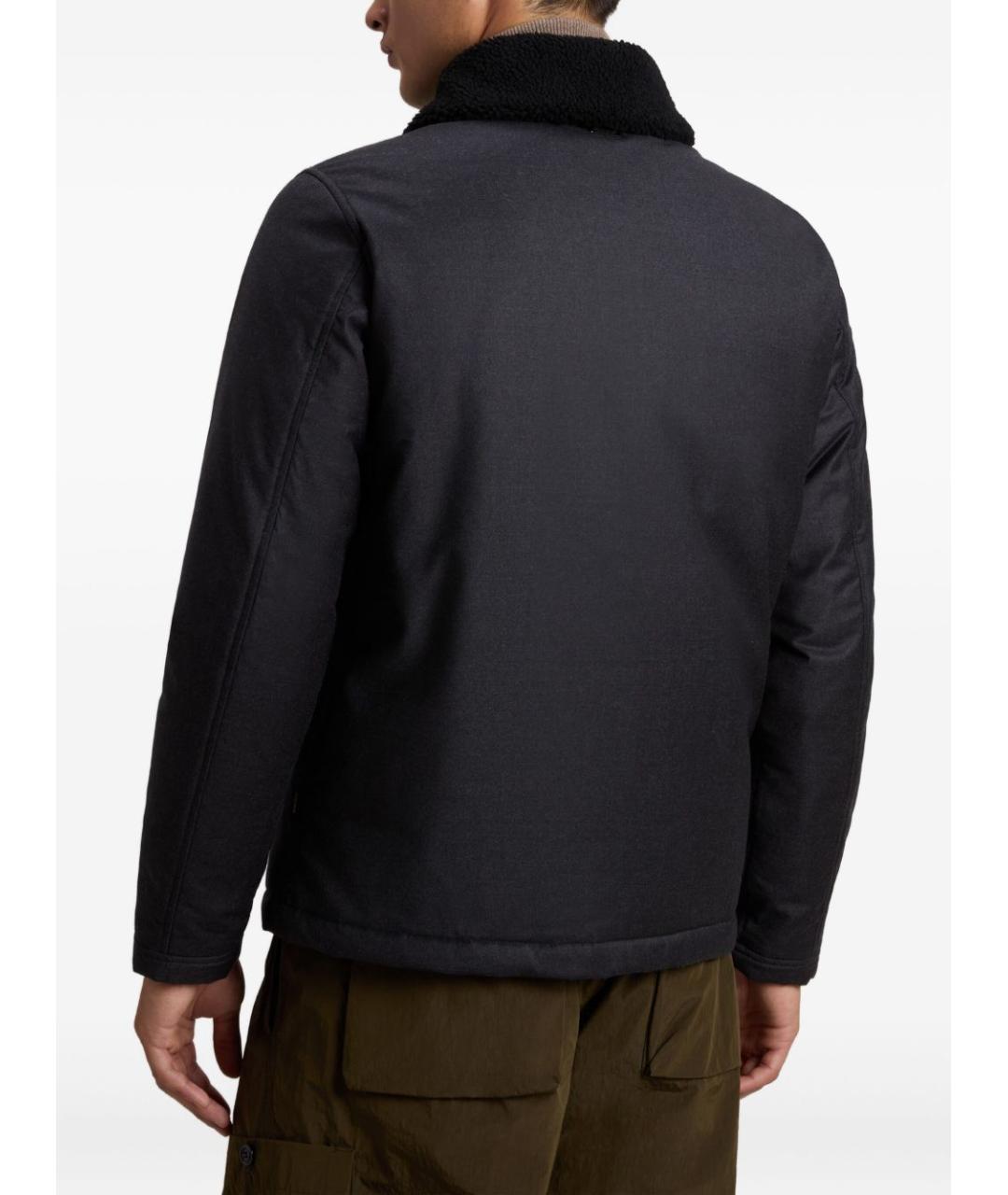 WOOLRICH Серая шерстяная куртка, фото 4