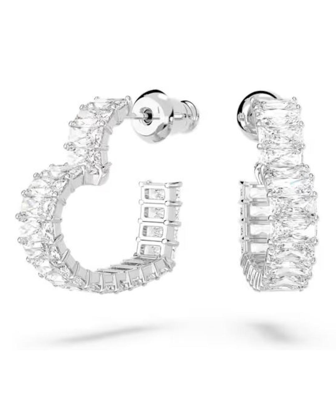 SWAROVSKI Серебряные металлические серьги, фото 1