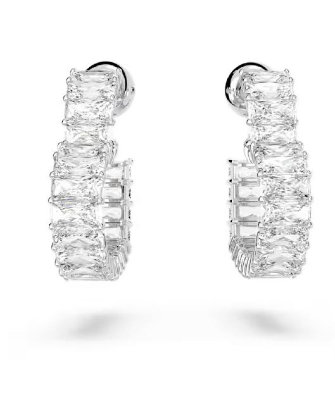 SWAROVSKI Серебряные металлические серьги, фото 2