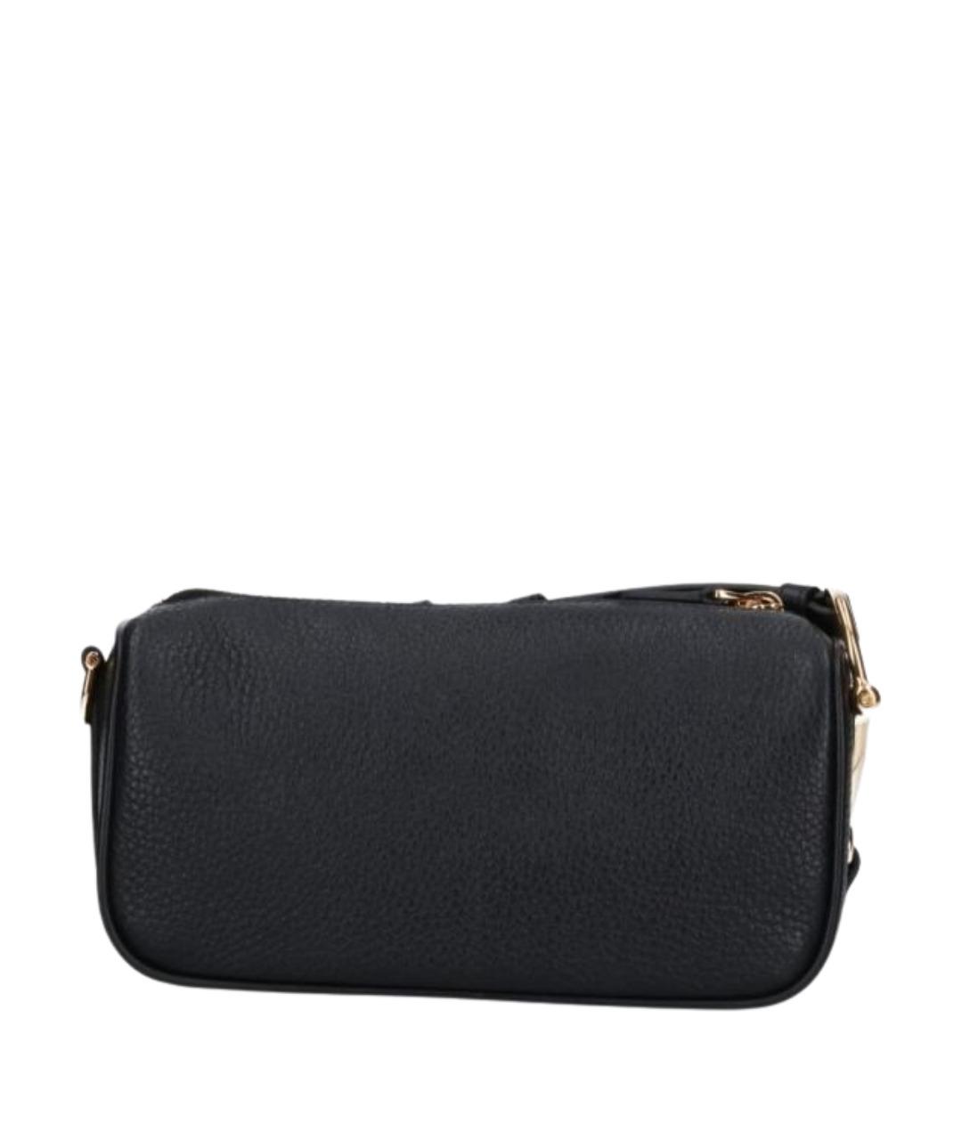 GUCCI Черная кожаная сумка с короткими ручками, фото 3