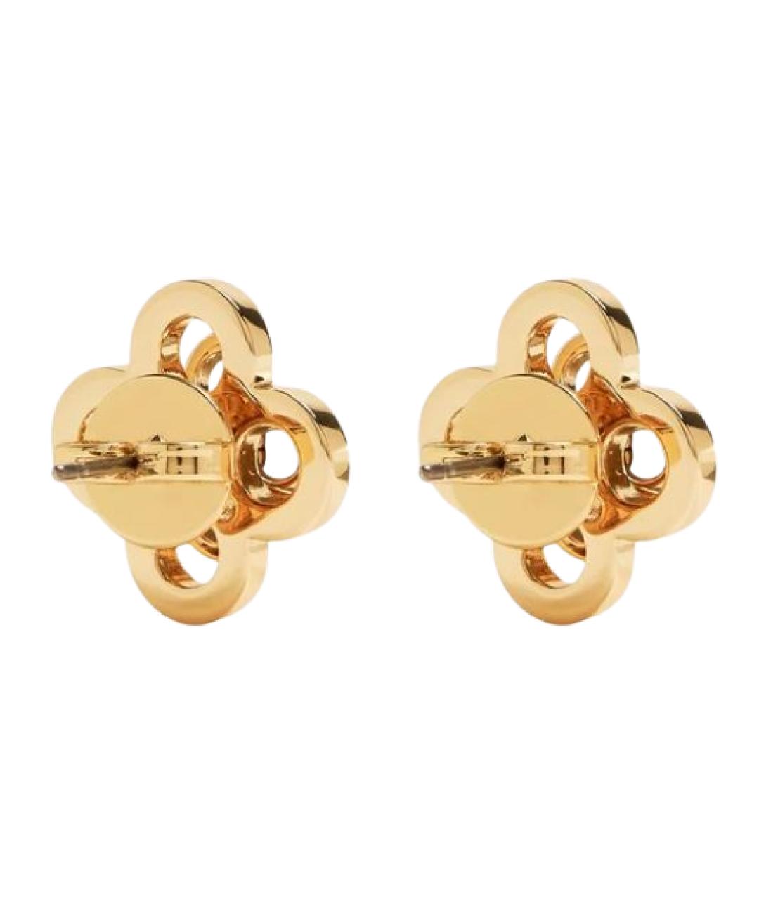 TORY BURCH Золотые металлические серьги, фото 2