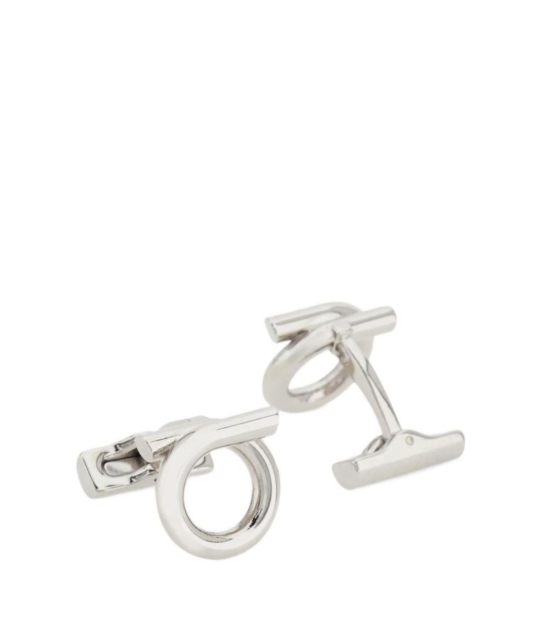 FERRAGAMO Серебряные латунные серьги, фото 3