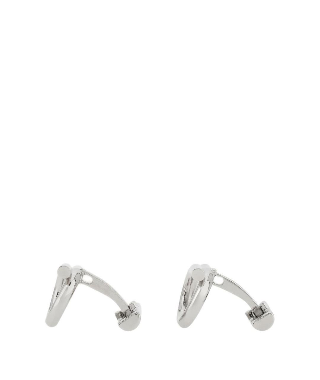 FERRAGAMO Серебряные латунные серьги, фото 2