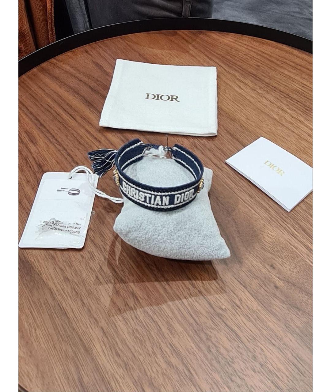 CHRISTIAN DIOR Темно-синий браслет, фото 3