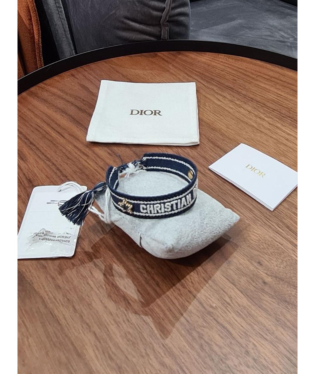 CHRISTIAN DIOR Темно-синий браслет, фото 2