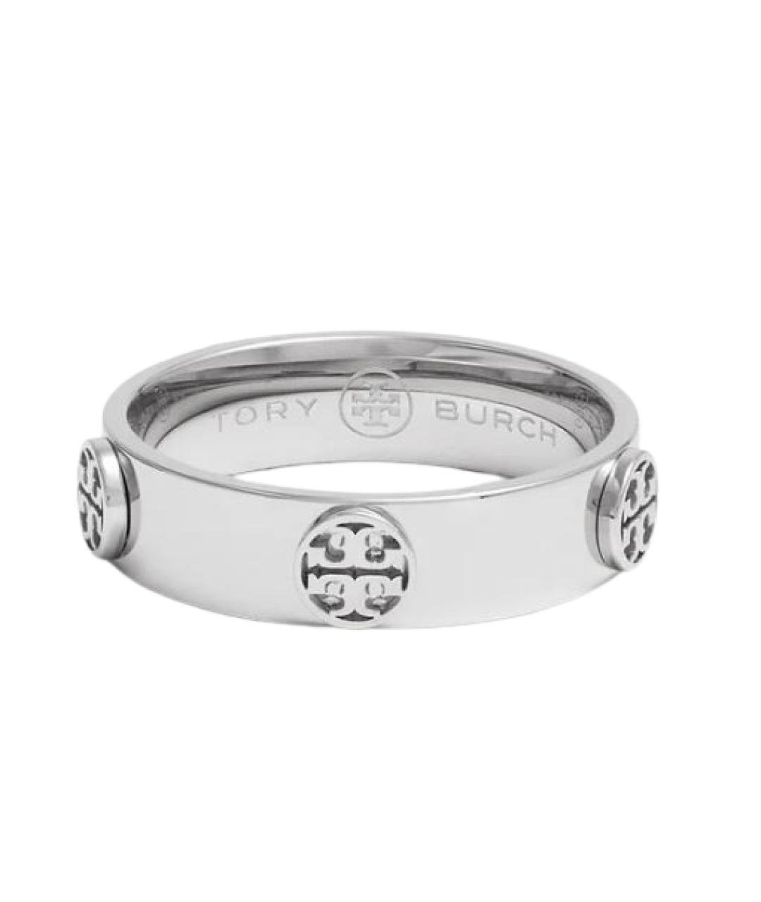 TORY BURCH Серебряное металлическое кольцо, фото 1