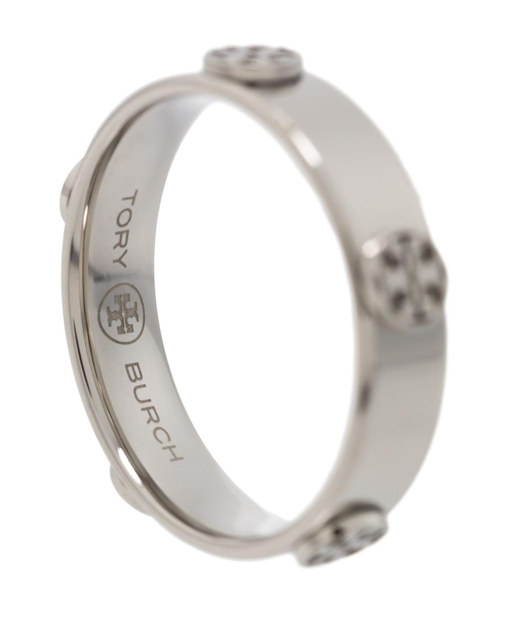 TORY BURCH Серебряное металлическое кольцо, фото 6