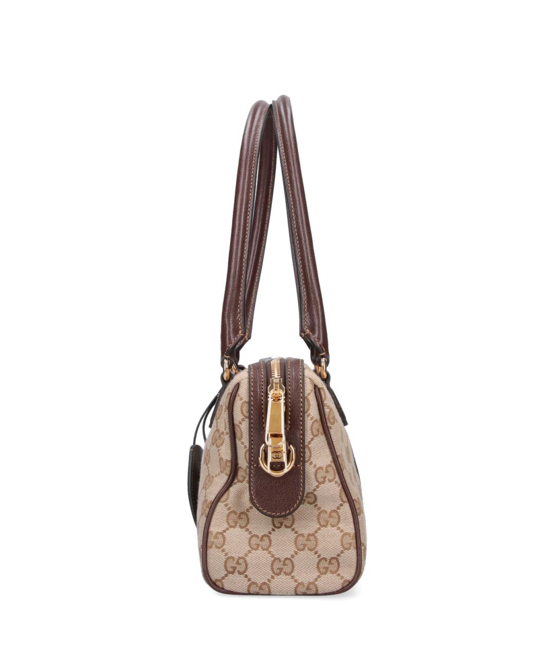 GUCCI Бежевая синтетическая сумка тоут, фото 5