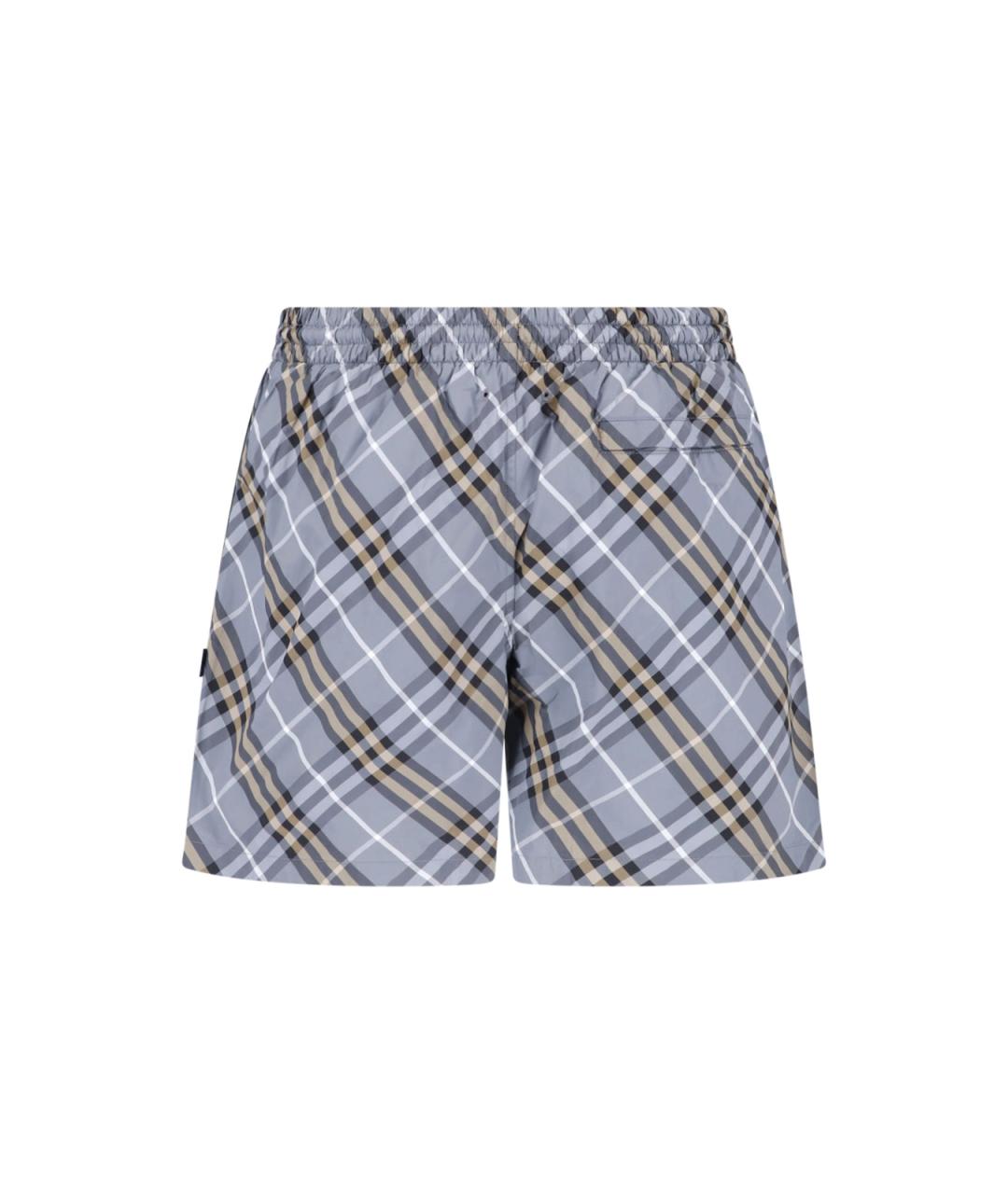 BURBERRY Синие полиамидовые плавки, фото 2