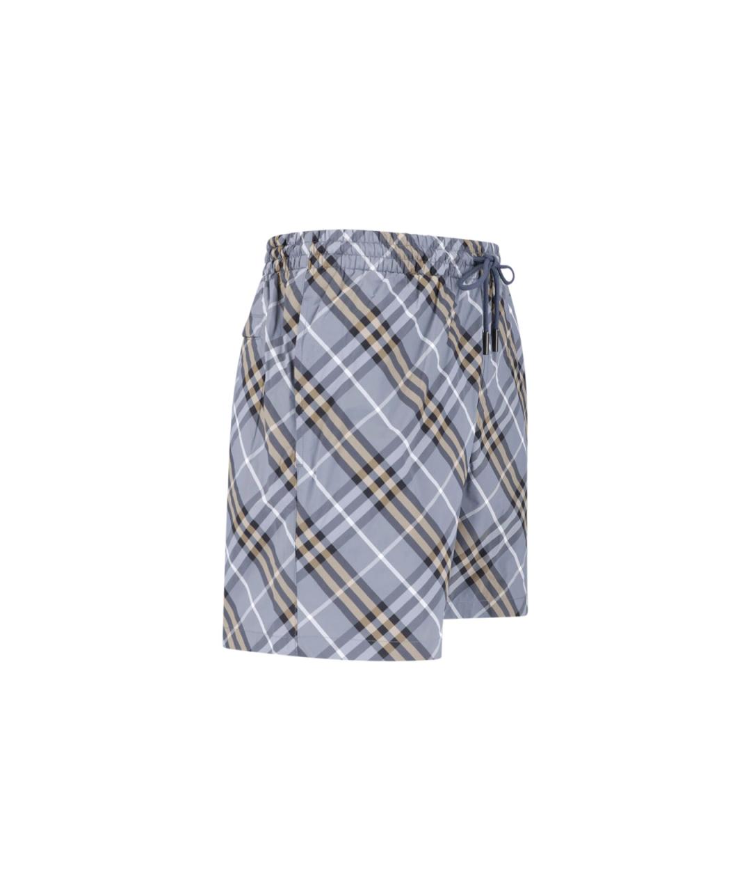 BURBERRY Синие полиамидовые плавки, фото 3