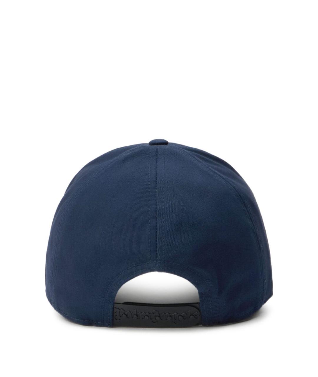 PALM ANGELS Синяя хлопковая кепка/бейсболка, фото 2