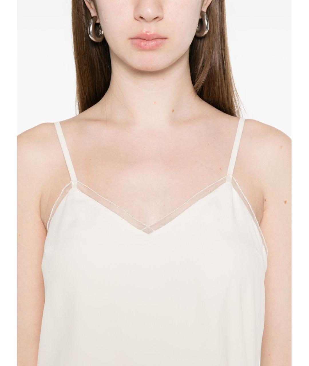 FABIANA FILIPPI Бежевая майка, фото 2