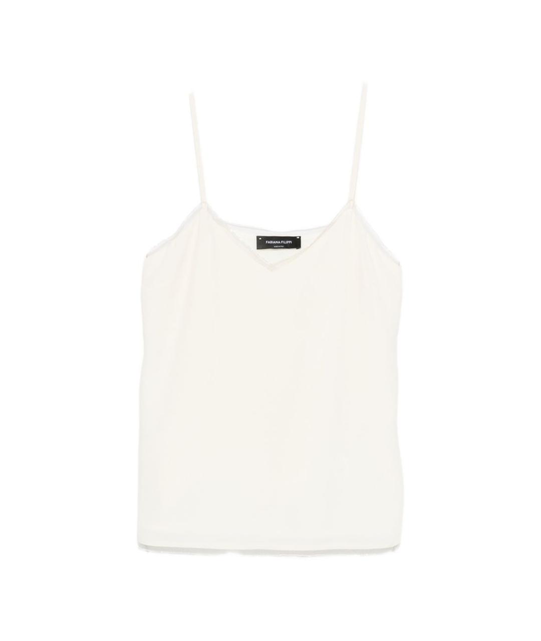 FABIANA FILIPPI Бежевая майка, фото 1