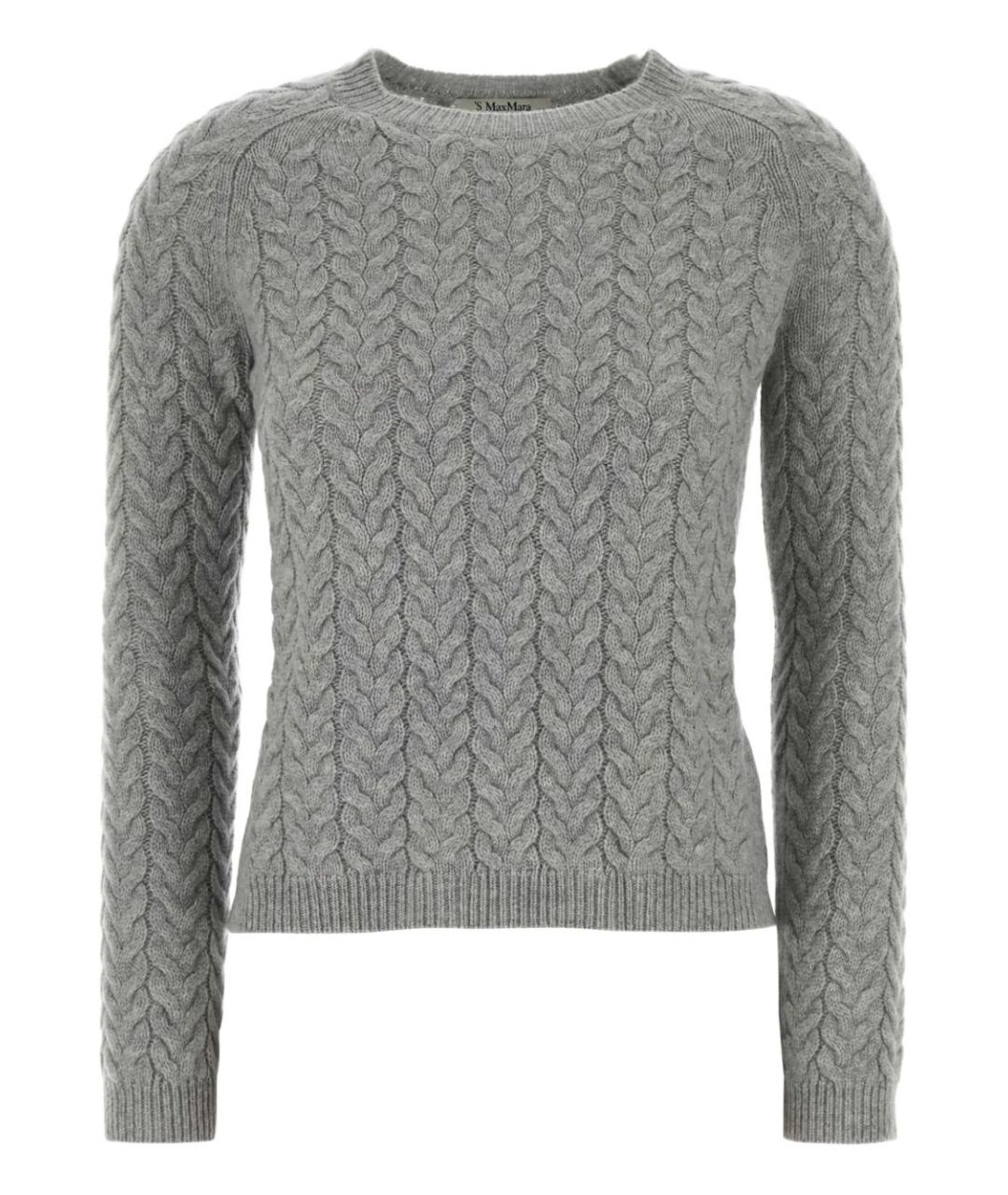 'S MAX MARA Серый джемпер / свитер, фото 3