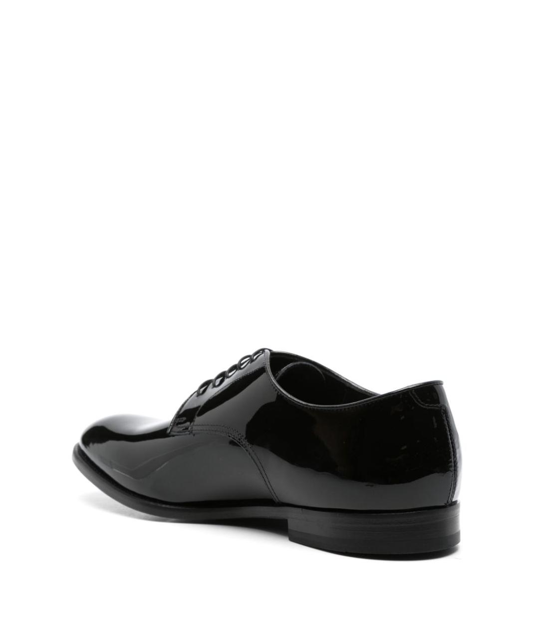 DOUCAL'S Черные кожаные туфли, фото 4