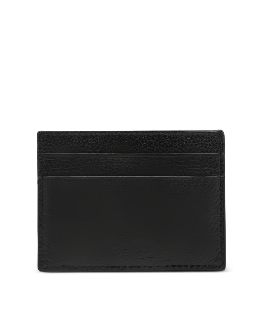 BALENCIAGA Черный кожаный кардхолдер, фото 2