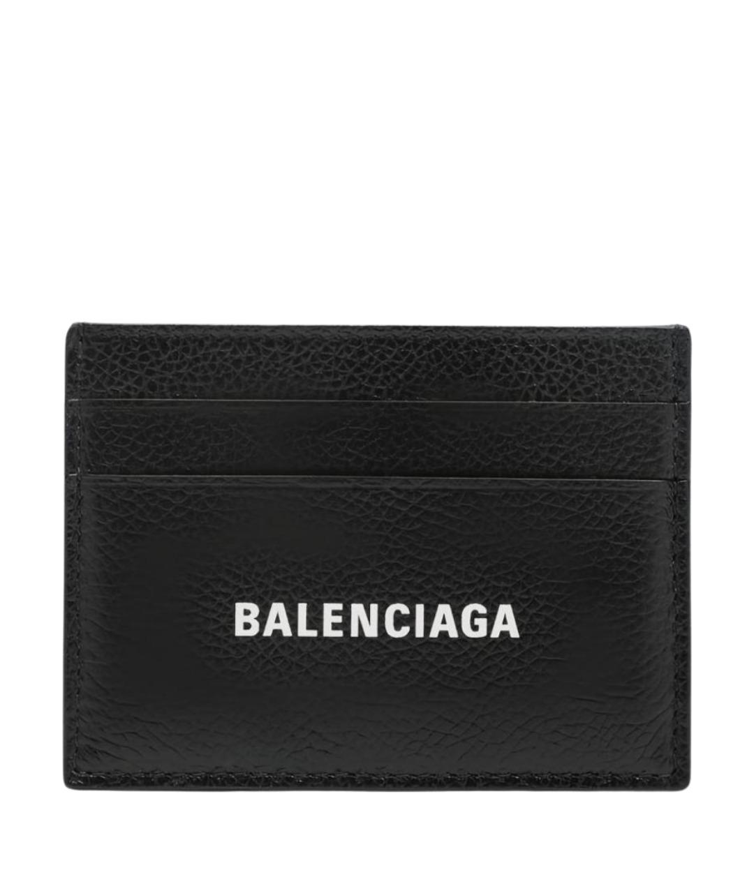 BALENCIAGA Черный кожаный кардхолдер, фото 1