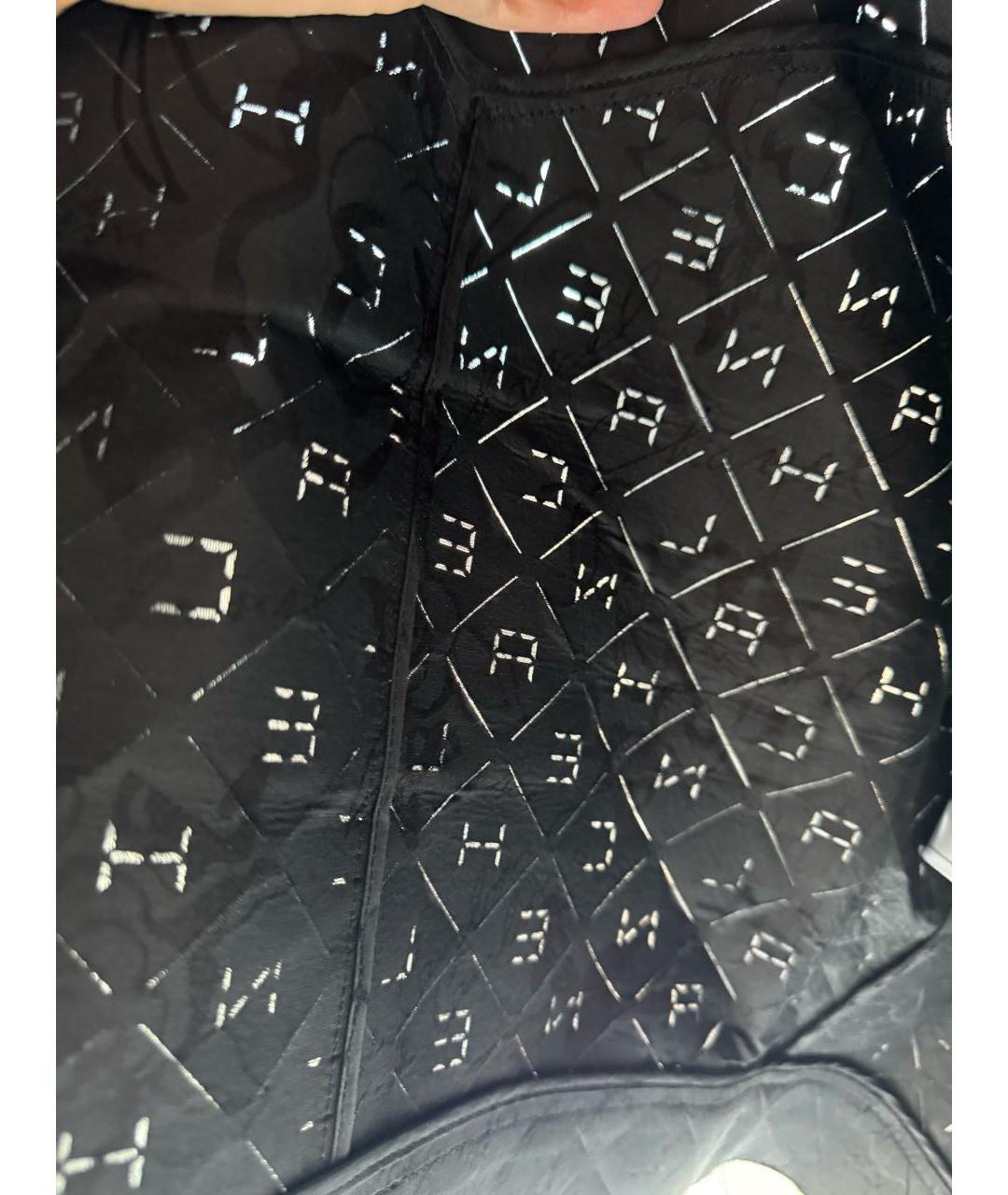 CHANEL Черный кожаный жакет/пиджак, фото 7