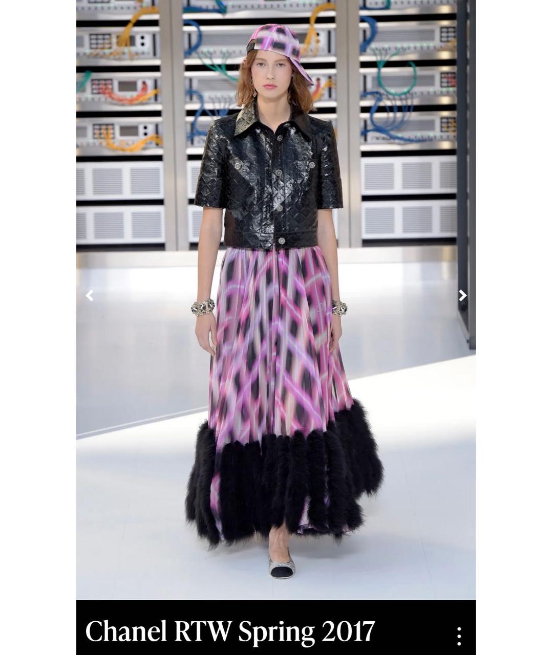 CHANEL Черный кожаный жакет/пиджак, фото 5