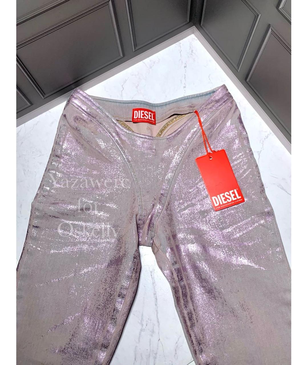 DIESEL Розовый хлопко-эластановый костюм с брюками, фото 5