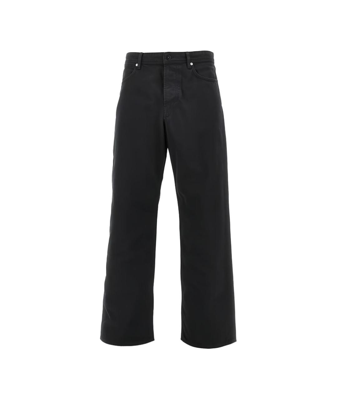 STONE ISLAND Черные повседневные брюки, фото 1