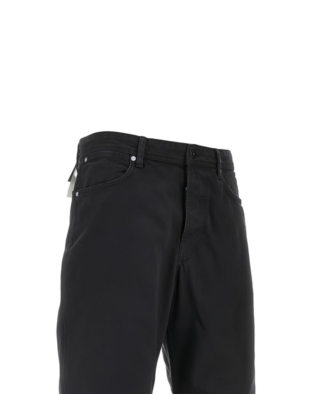 STONE ISLAND Черные повседневные брюки, фото 2