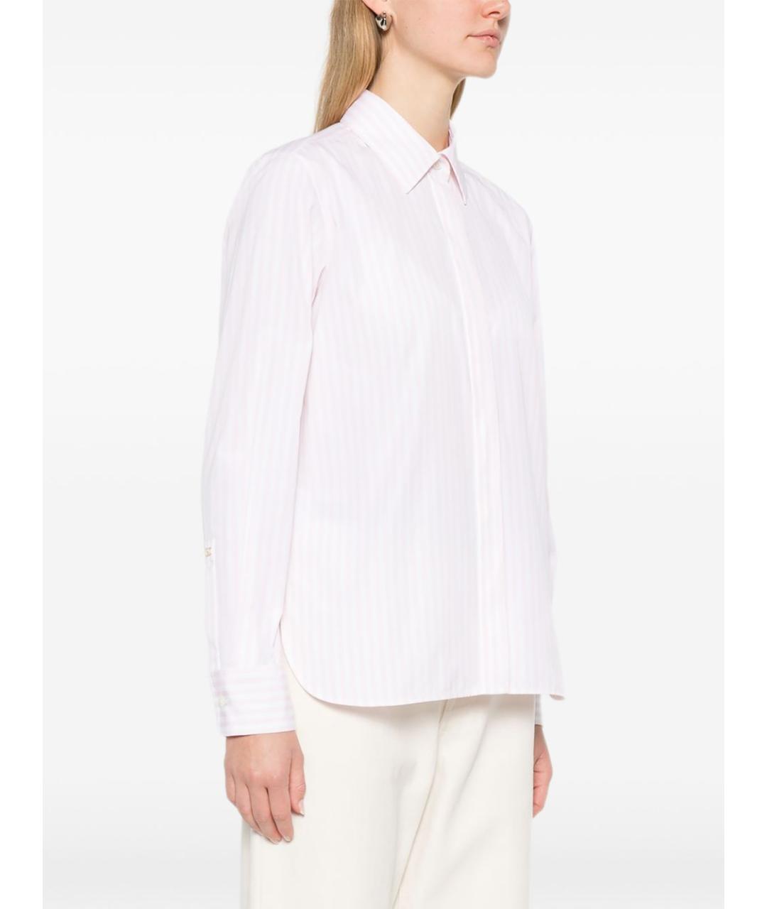 MAX MARA Белая хлопковая рубашка, фото 4