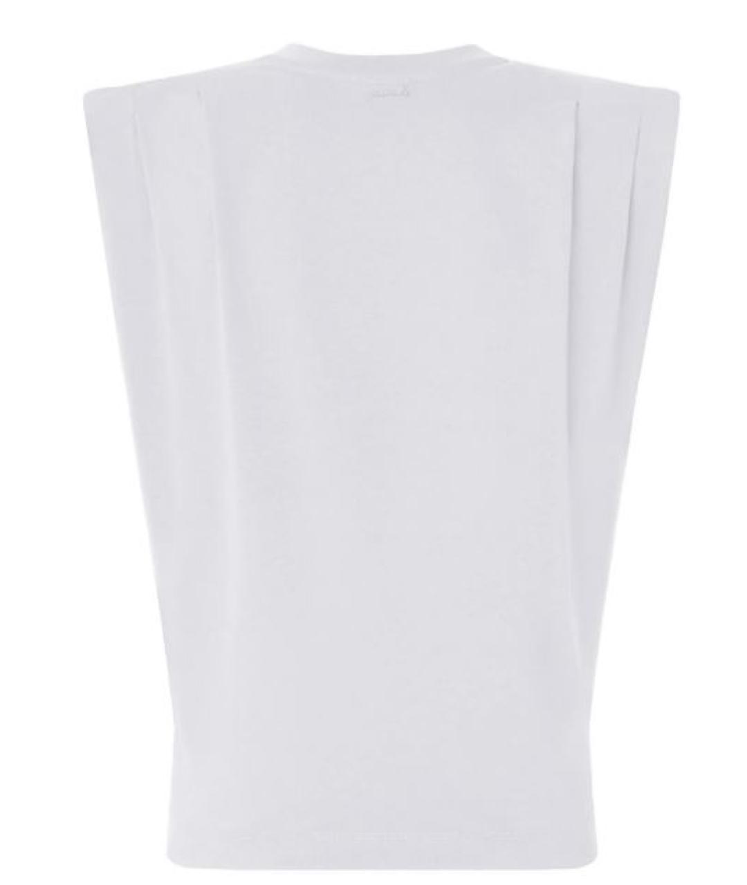 PINKO Белая вискозная жилетка, фото 2