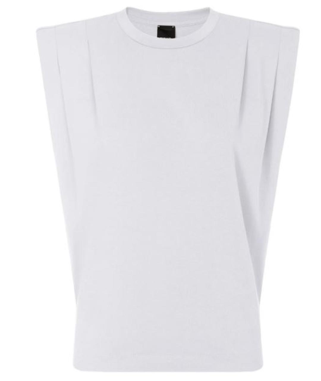 PINKO Белая вискозная жилетка, фото 1