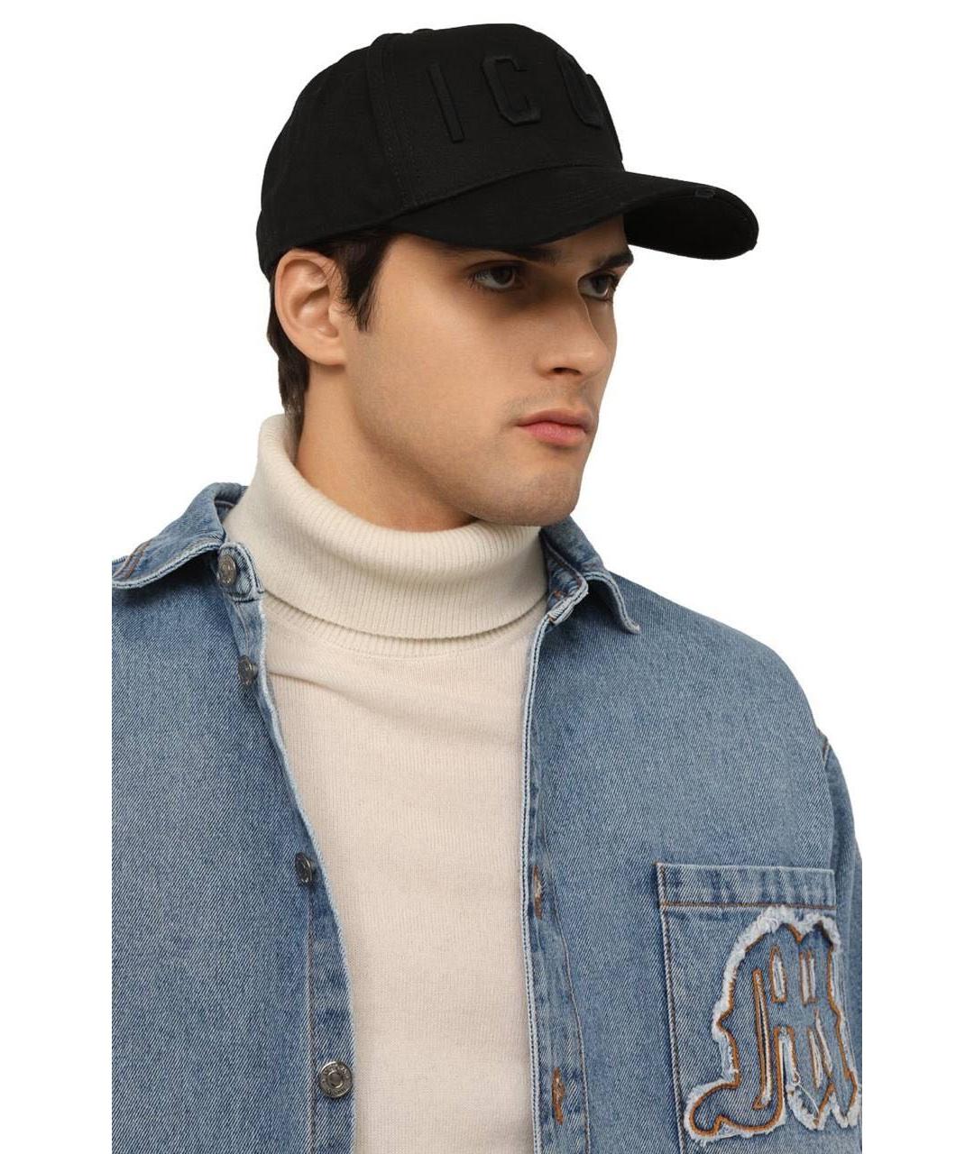 DSQUARED2 Черная кепка/бейсболка, фото 4