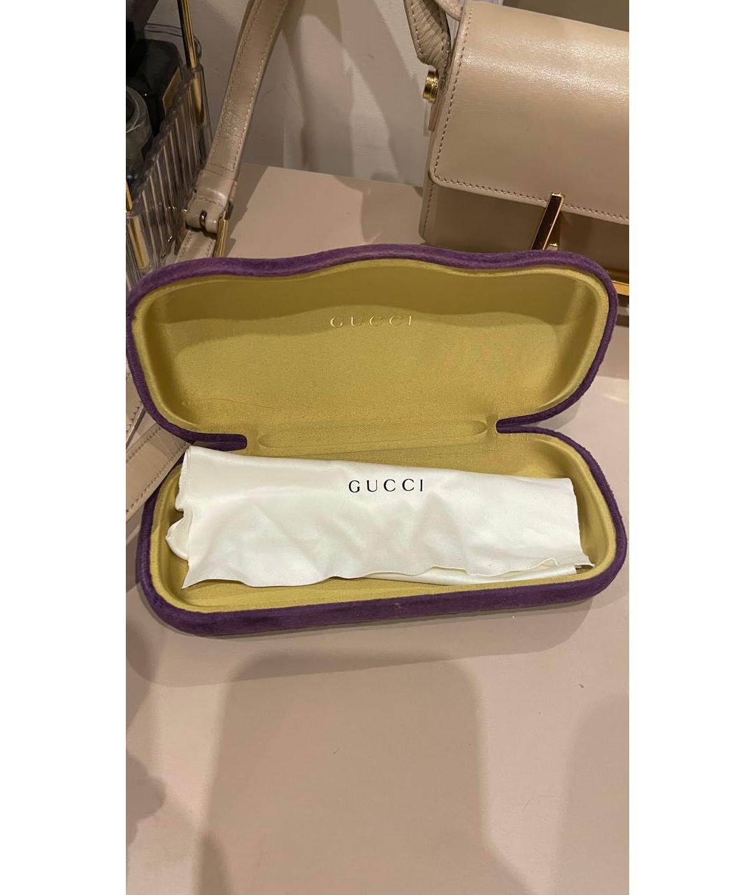 GUCCI Черные пластиковые солнцезащитные очки, фото 5