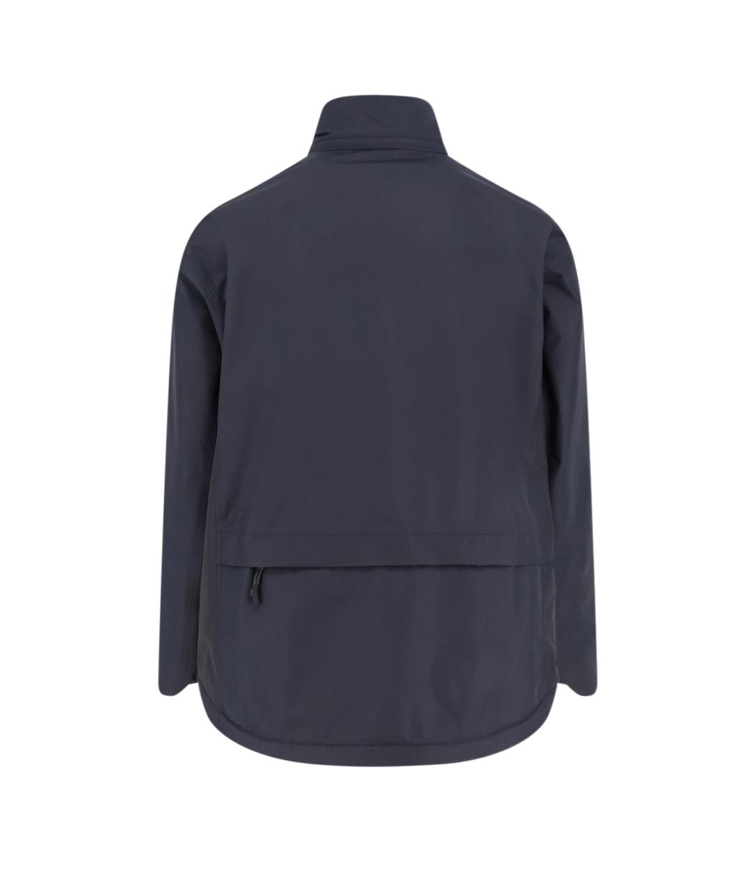 LORO PIANA Синяя полиэстеровая куртка, фото 2