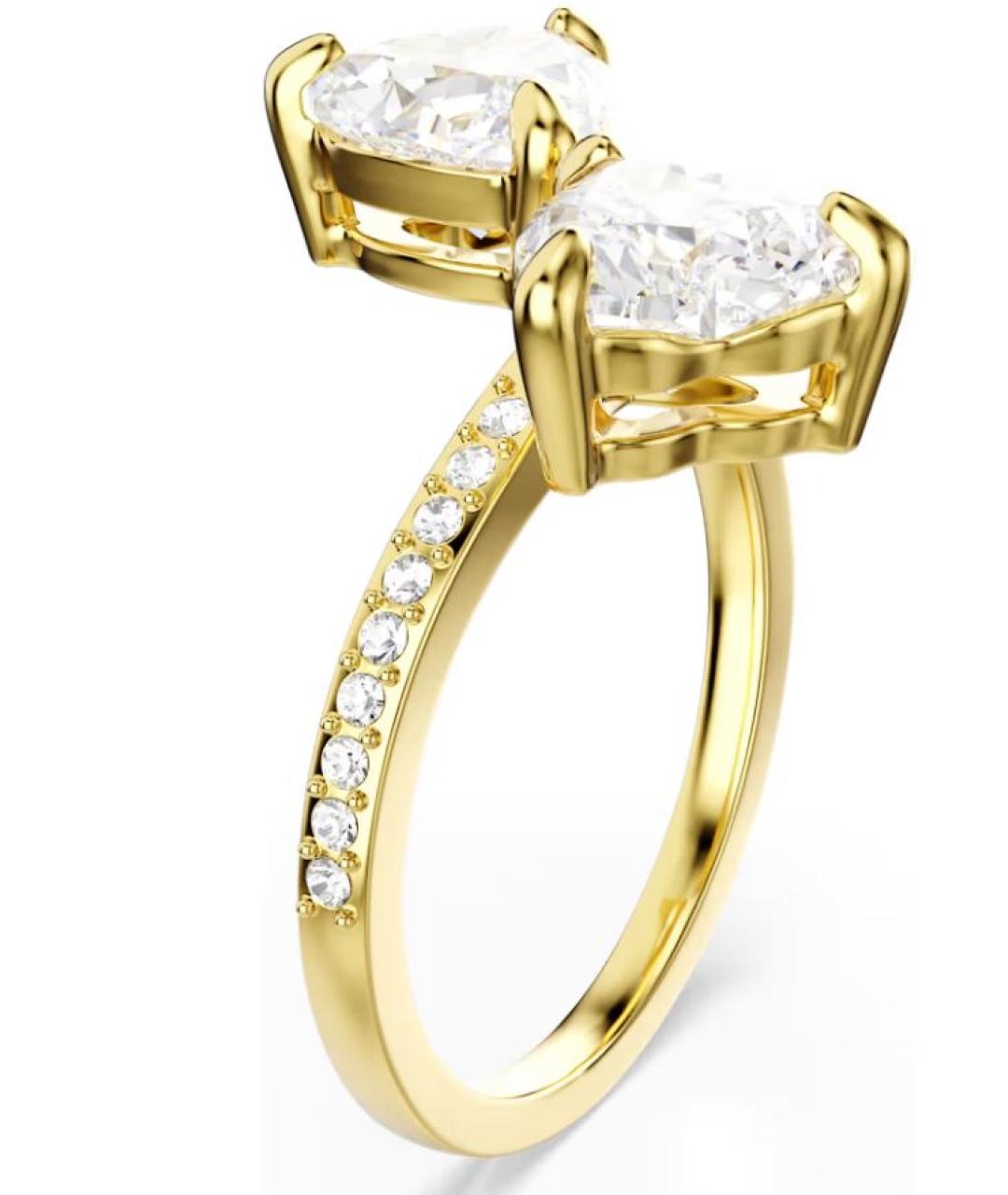 SWAROVSKI Золотое металлическое кольцо, фото 2