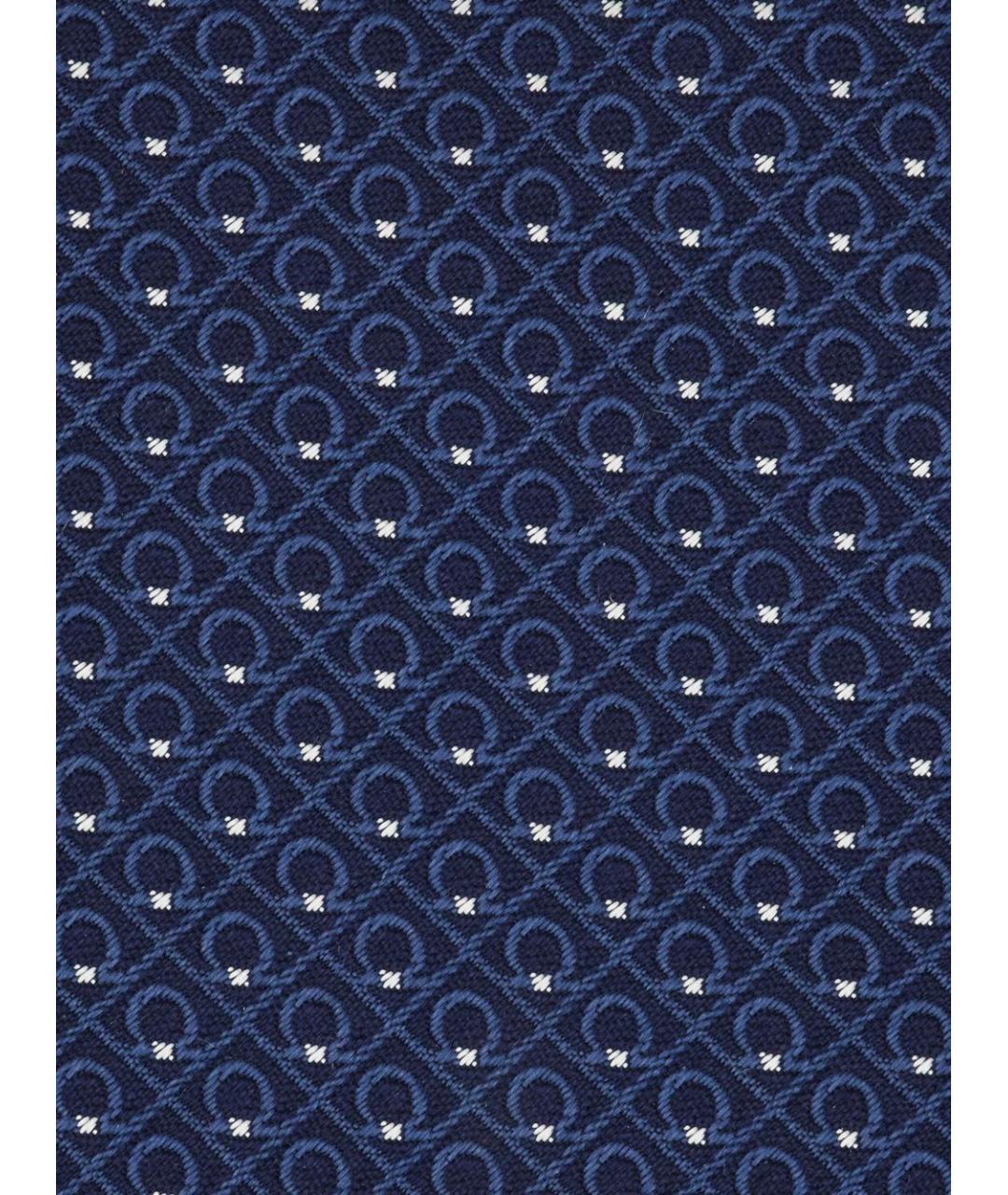 FERRAGAMO Синий галстук, фото 4