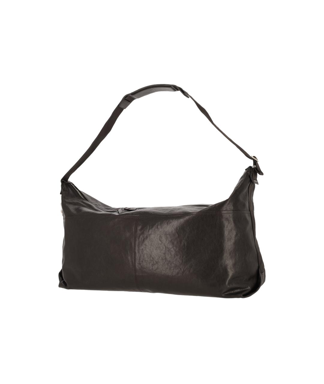 LEMAIRE Коричневая кожаная сумка на плечо, фото 2