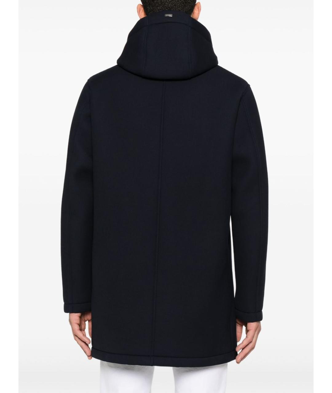 HERNO Синяя вискозная парка, фото 5