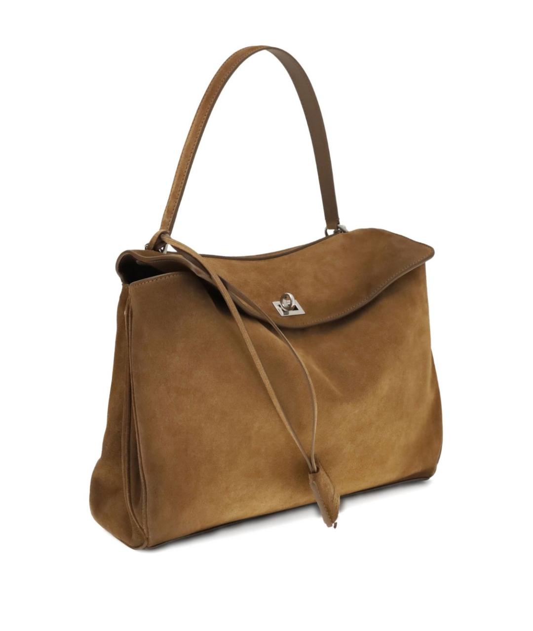 BALENCIAGA Коричневая сумка тоут, фото 3