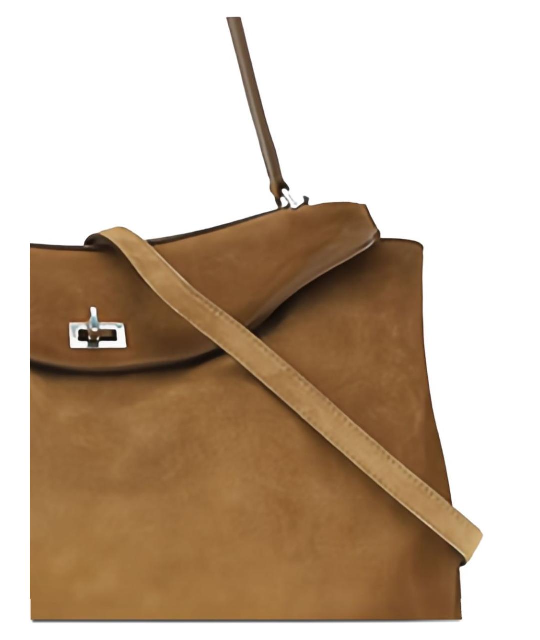 BALENCIAGA Коричневая сумка тоут, фото 4