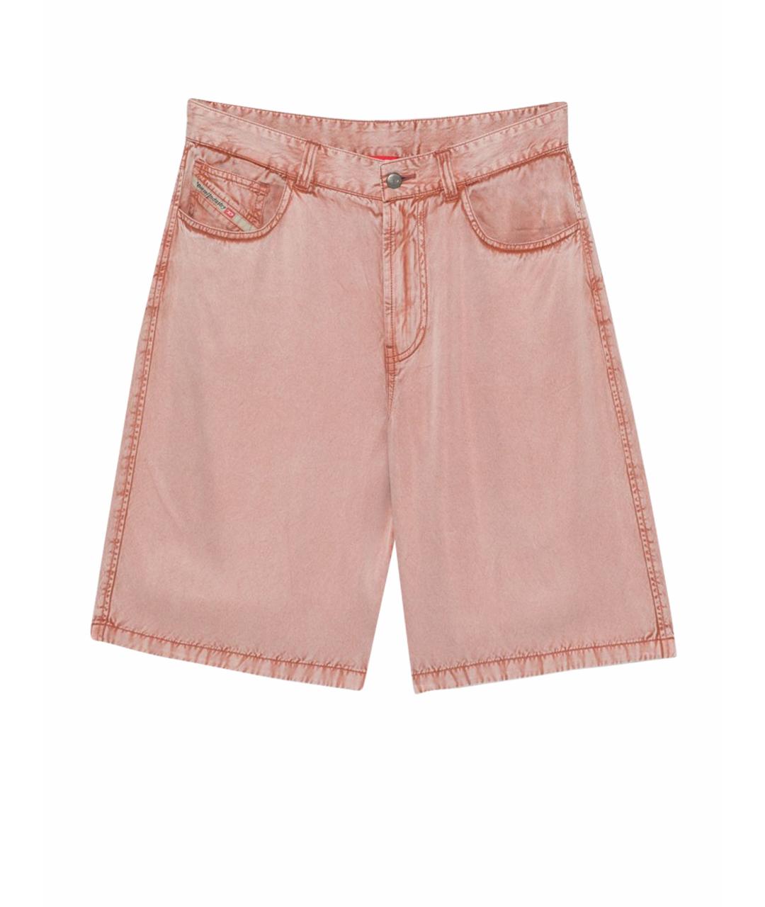 DIESEL Розовые вискозные шорты, фото 1