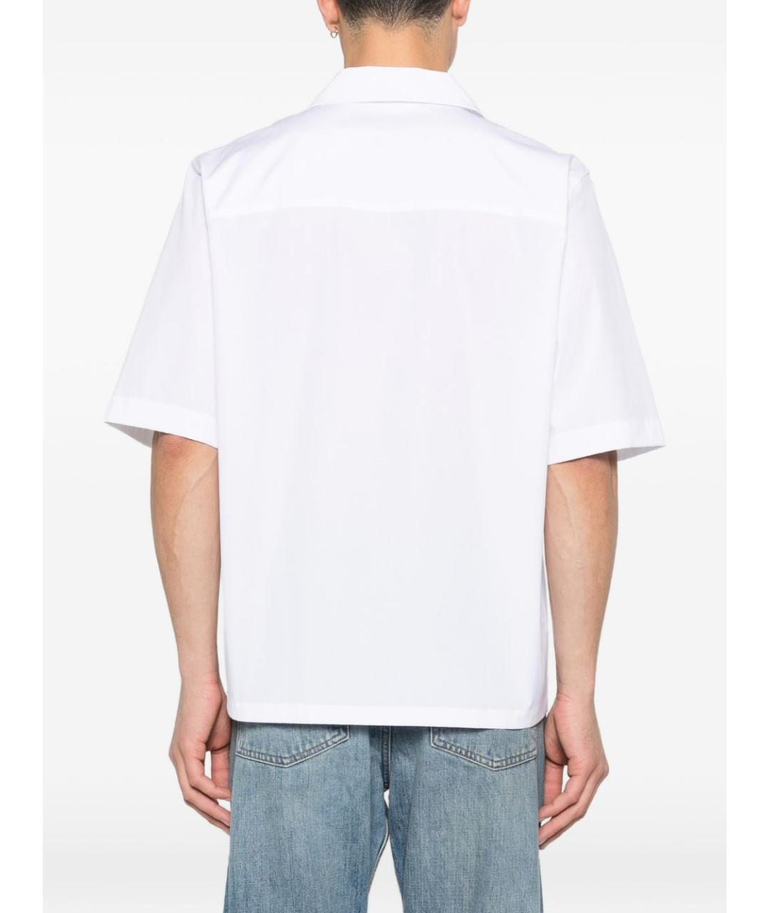 DIESEL Белая хлопковая кэжуал рубашка, фото 3