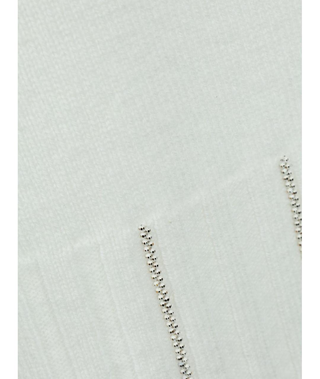 FABIANA FILIPPI Белый шерстяной джемпер / свитер, фото 2