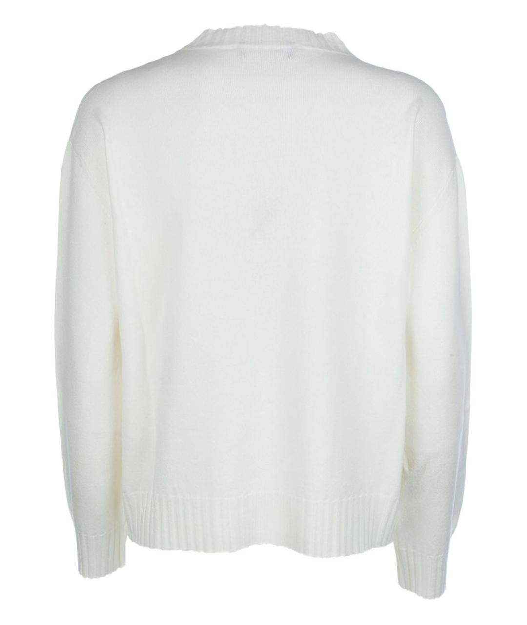 FABIANA FILIPPI Белый шерстяной джемпер / свитер, фото 3