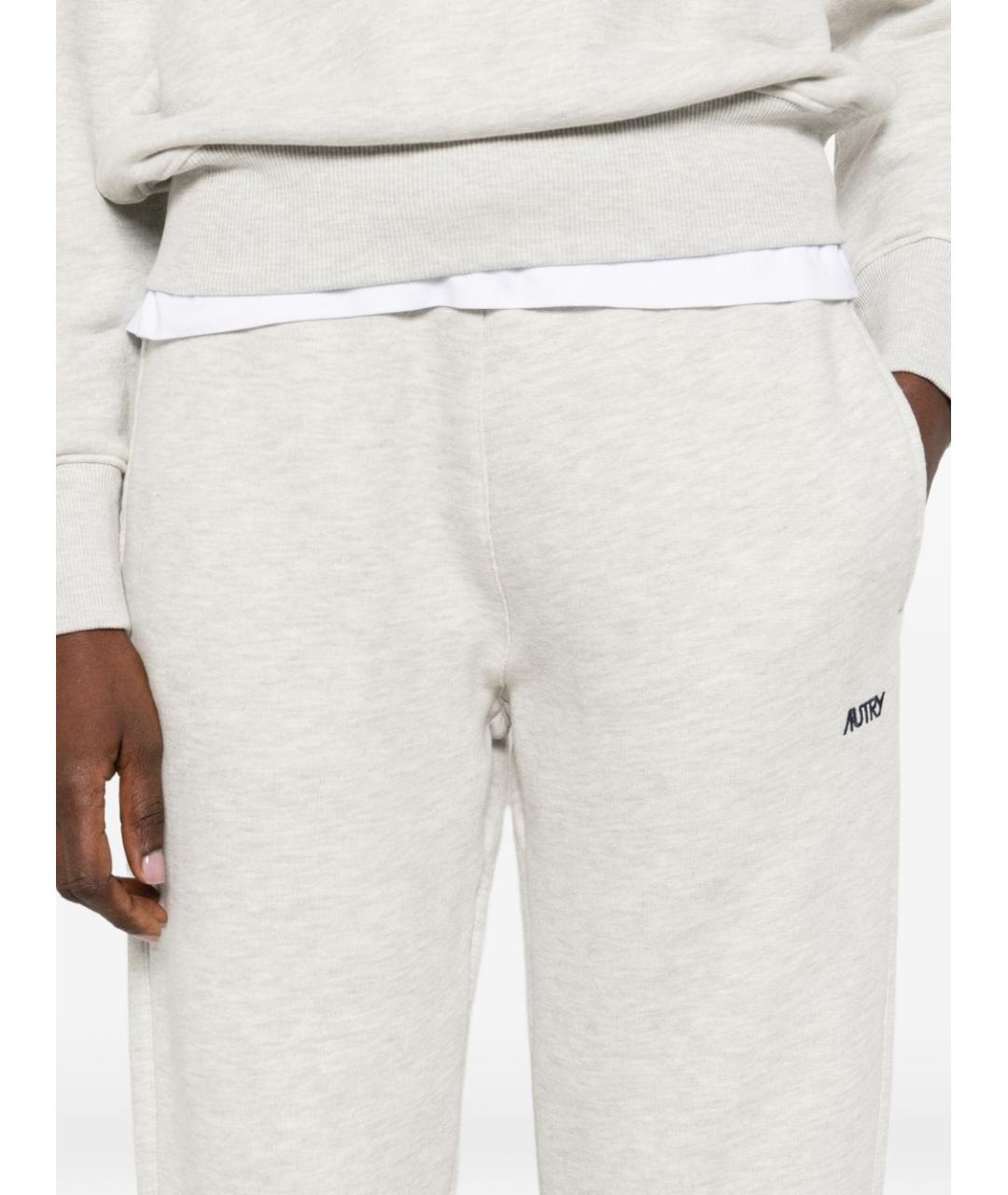 AUTRY Синие хлопковые спортивные брюки и шорты, фото 2