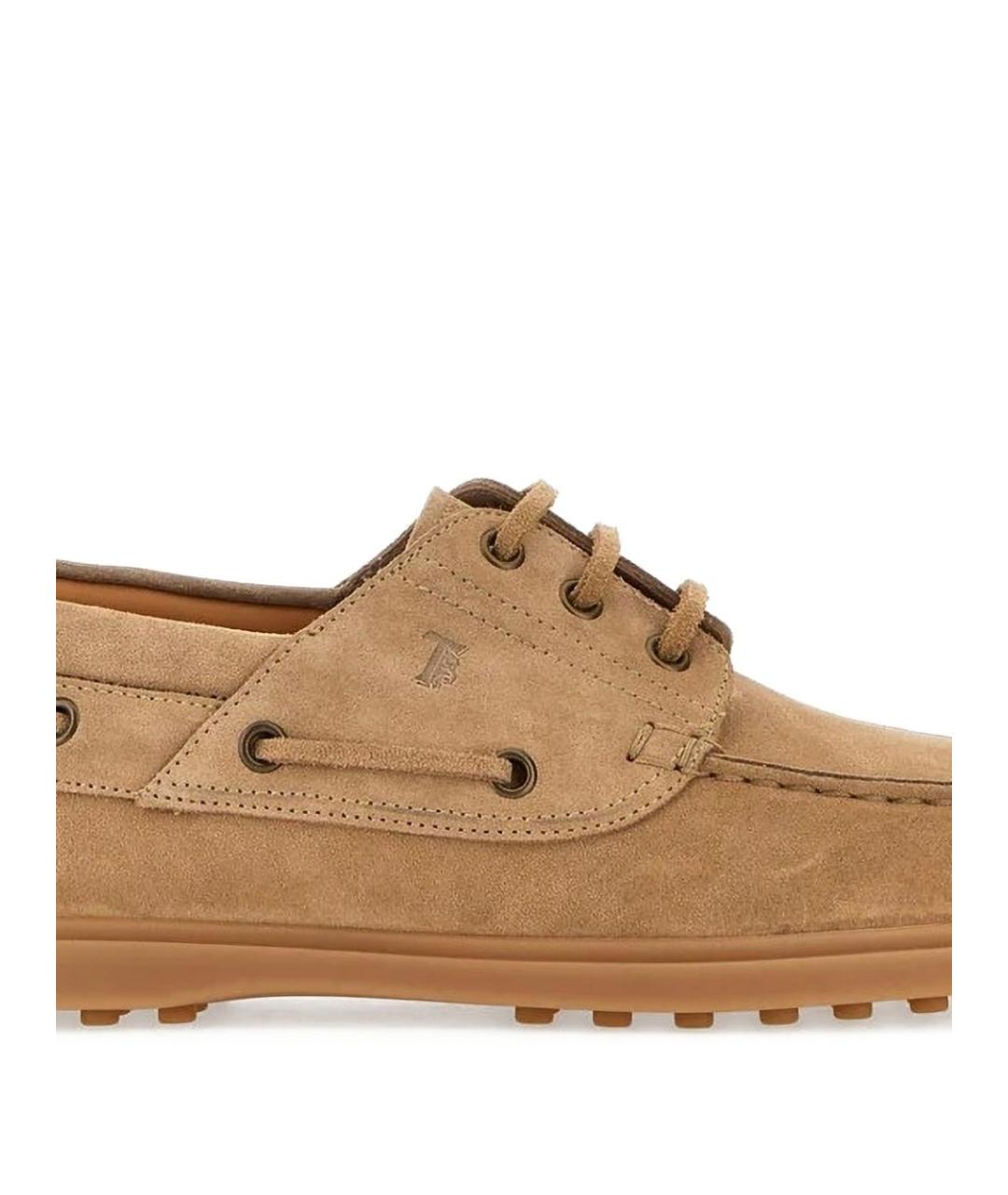 TOD'S Замшевые низкие ботинки, фото 2