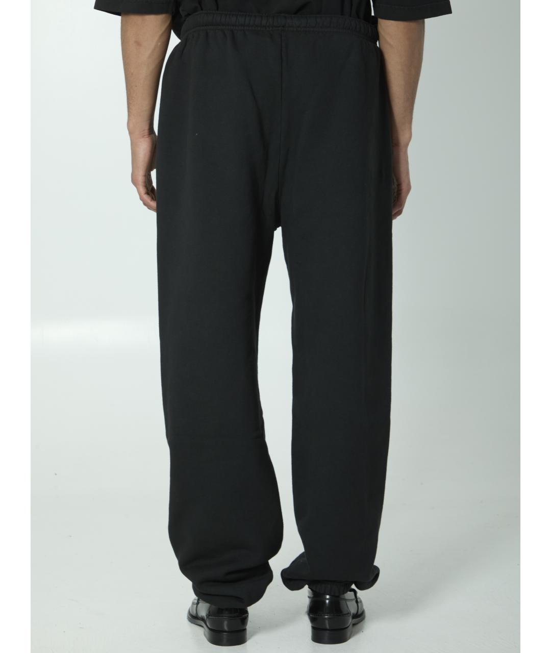 WILLY CHAVARRIA Черные хлопковые повседневные брюки, фото 4