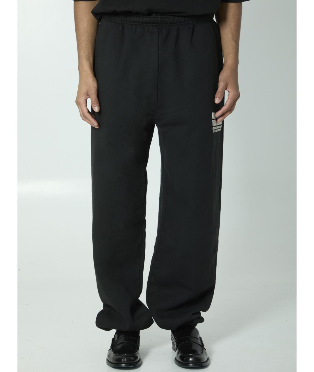 WILLY CHAVARRIA Черные хлопковые повседневные брюки, фото 5