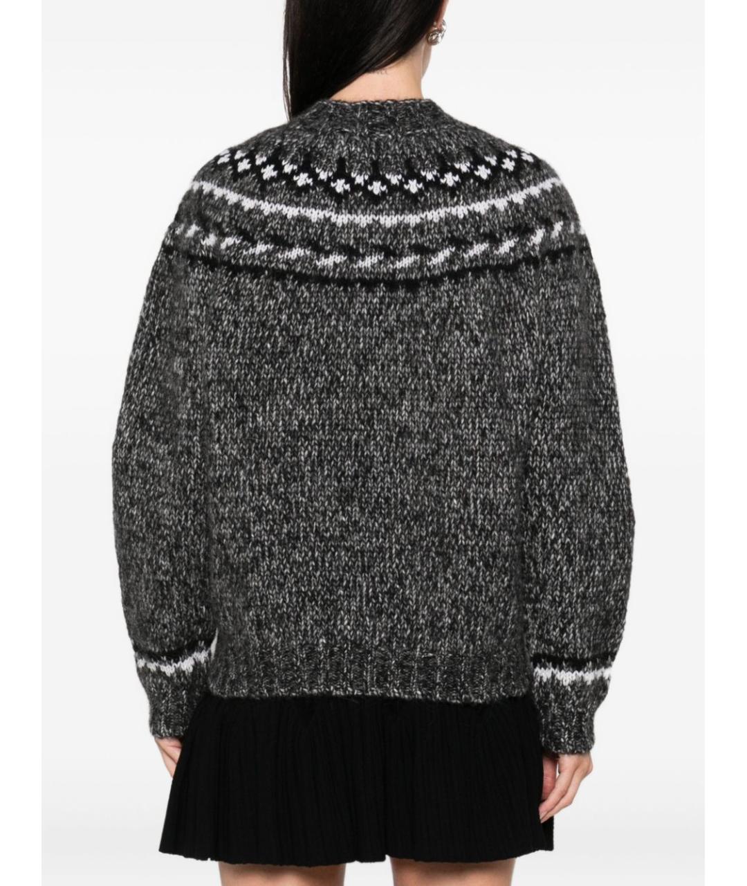 P.A.R.O.S.H. Серый шерстяной джемпер / свитер, фото 5