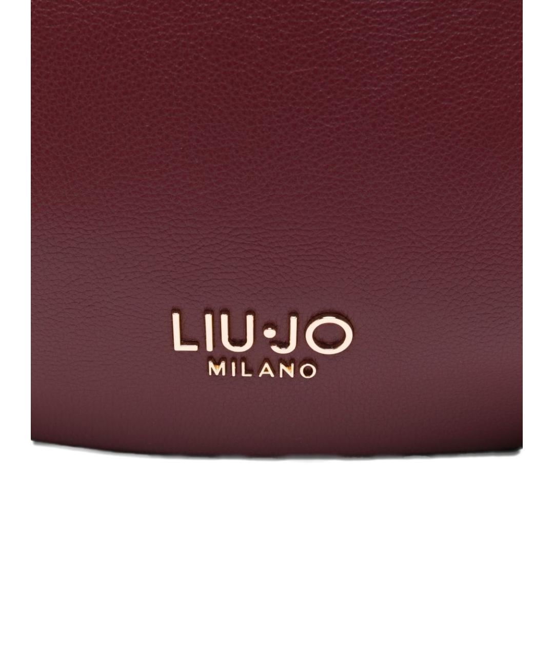 LIU JO Красная сумка с короткими ручками из искусственной кожи, фото 3