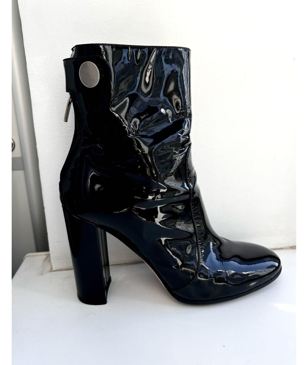 GIANVITO ROSSI Черные ботильоны из лакированной кожи, фото 6