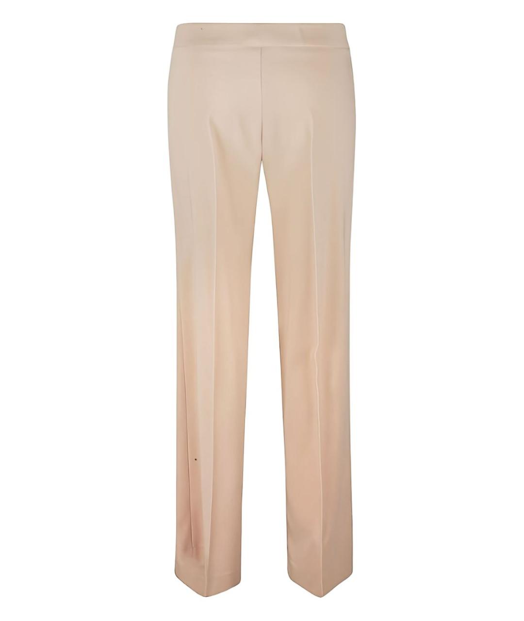 D.EXTERIOR Бежевые полиэстеровые прямые брюки, фото 4